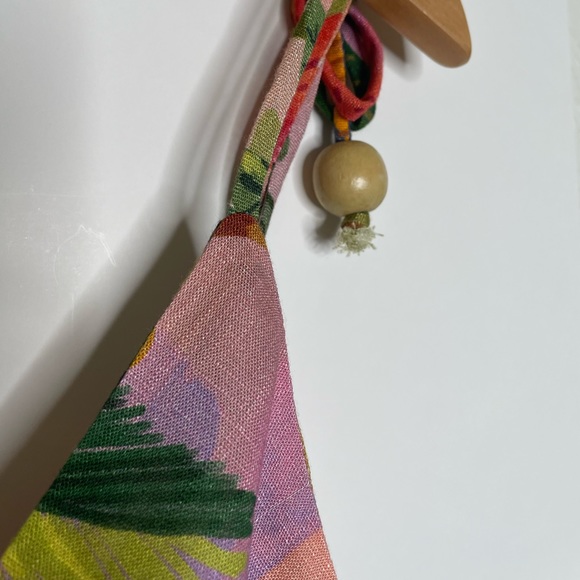 NEW Farm Rio Pink and Purple Tropical Print Midi Dress, Medium M. - Picture 9 of 10